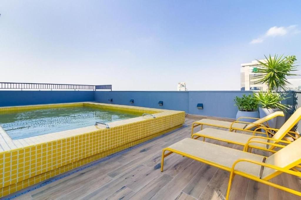 Oasis Urbano: Studio Deslumbrante Com Piscina Na Cobertura By Dabra House- Vn 03 São Paulo Eksteriør billede